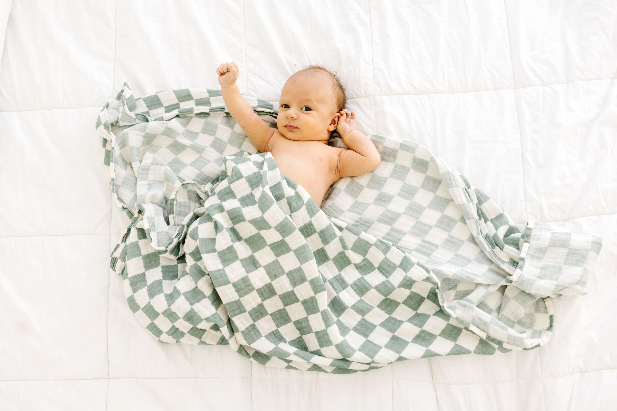 Green best sale muslin swaddle