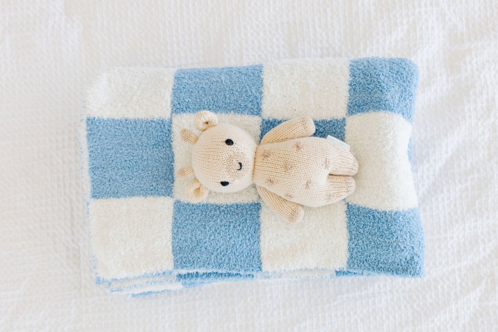 Plush Baby Boy Blanket